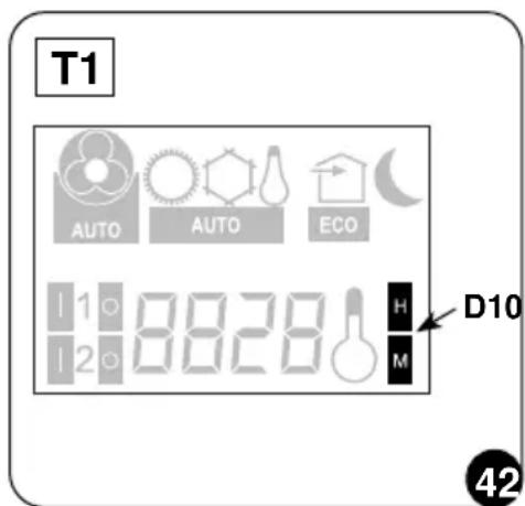 OLIMPIA SPLENDID Unico Edge - - Configuração do relógio e do temporizador (T1) - 1