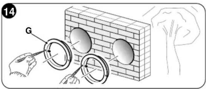 OLIMPIA SPLENDID Unico Edge - -Assembly of the air ducts and external grids - 6