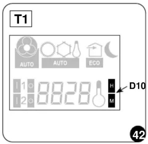 OLIMPIA SPLENDID Unico Edge - - Configuración del reloj y del temporizador (T1) - 1