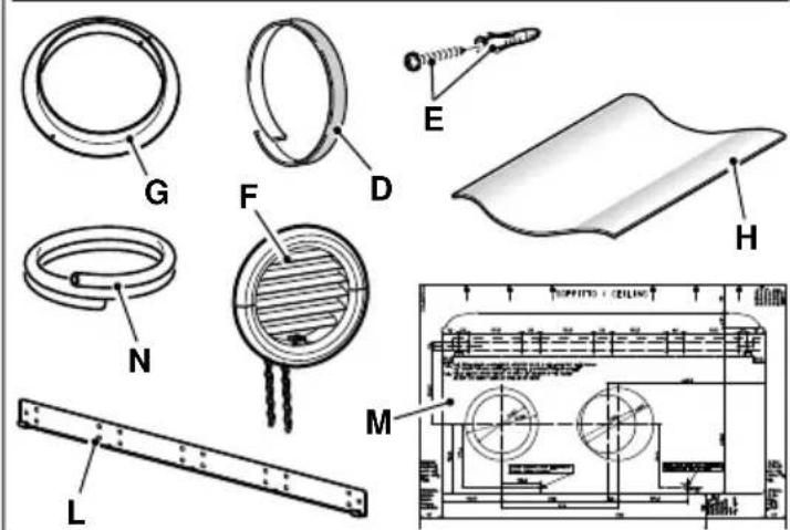OLIMPIA SPLENDID Unico Edge - - LIST OF THE COMPONENTS SUPPLIED - 2