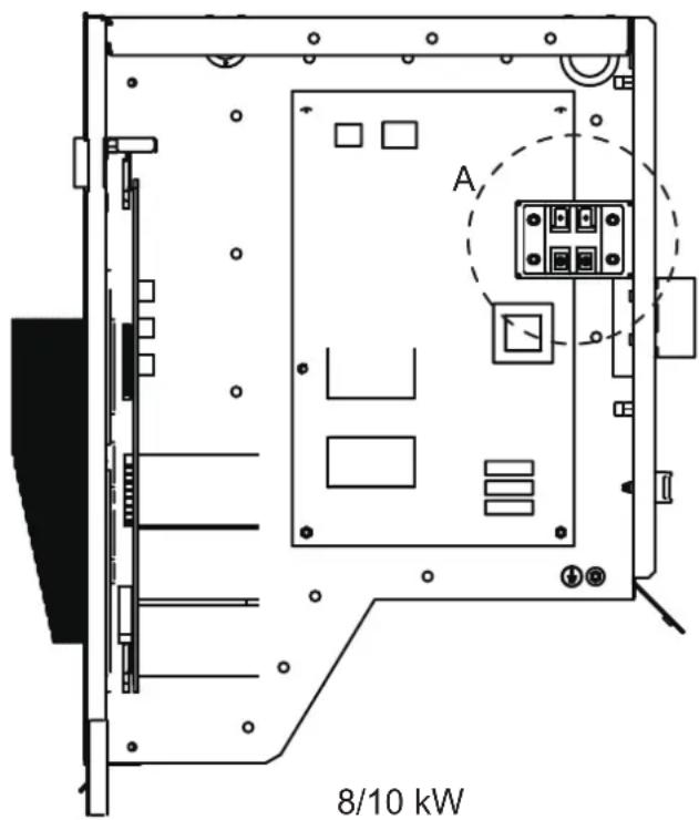 OLIMPIA SPLENDID Sherpa Tower S3 - Az E-fütőszalag felszerelése a vízelvezető kivezetésnél (az ügyfél által) - 3