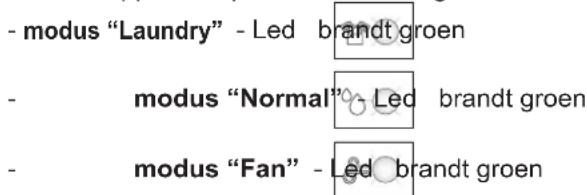 OLIMPIA SPLENDID Seccoprof 30 P - Toets Mode - 1