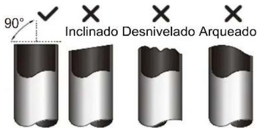 Sauber SERIE 5-4500 - Paso 1: Corte de tuberías - 1