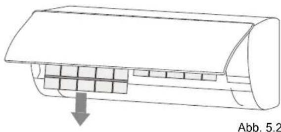 Sauber SERIE 5-4500 - Reinigung des Luftfilters - 2