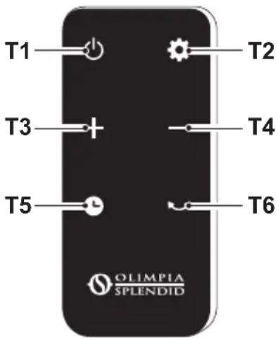 OLIMPIA SPLENDID Caldo Trendy T - - ΠΙΝΑΚΑΣ ΕΛΕΓΧΟΥ ΚΑΙ ΤΗΛΕΧΕΙΡΙΣΤΗΡΙΟ\* - 2