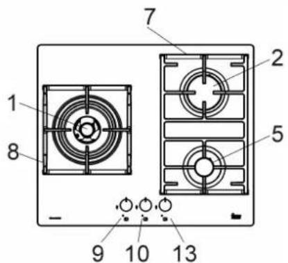 TEKA CGW LUX 78 2G AI AL 2TR CI - NEPIΓPAΦH ΕΣΤΙΩN MΑΓΕΡΜΑΤΟΣ - 1