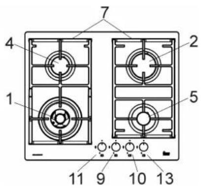 TEKA CGW LUX 78 2G AI AL 2TR CI - NEPIΓPAΦH ΕΣΤΙΩN MΑΓΕΡΜΑΤΟΣ - 3