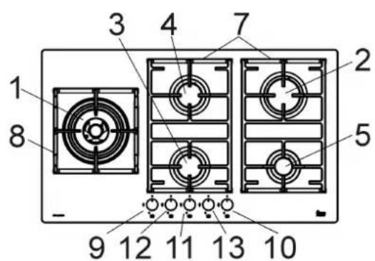 TEKA CGW LUX 78 2G AI AL 2TR CI - NEPIΓPAΦH ΕΣΤΙΩN MΑΓΕΡΜΑΤΟΣ - 6