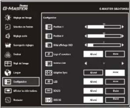 IIYAMA G-Master G2770HS - Régl. de l'image Image Adjust - 4
