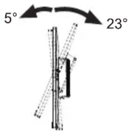 5° 23°