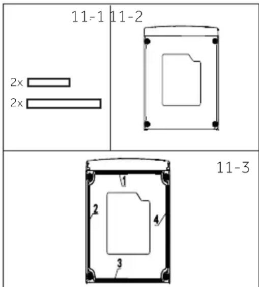 HAIER HW90-BPD13386U1 - ▶11.2 EN OPTION : Installation des pads de réduction de bruit - 1