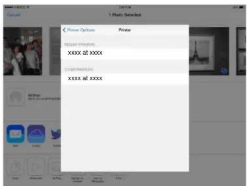 AVISION AM40A - Comment utiliser AirPrint depuis un iPhone un iPad - 3