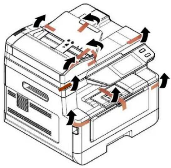 AVISION AM40A - Retrait des bandes - 1