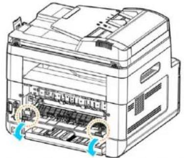 AVISION AM40A - Locations of the Jammed Paper (Endroits susceptibles de bourrage de papier) - 6