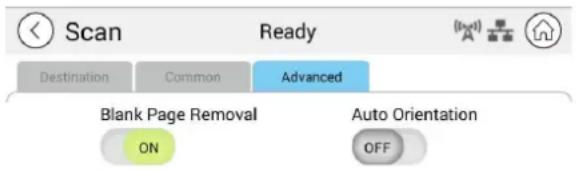 AVISION AM40A - Advanced Settings (Paramè tres avancé s) : - 1