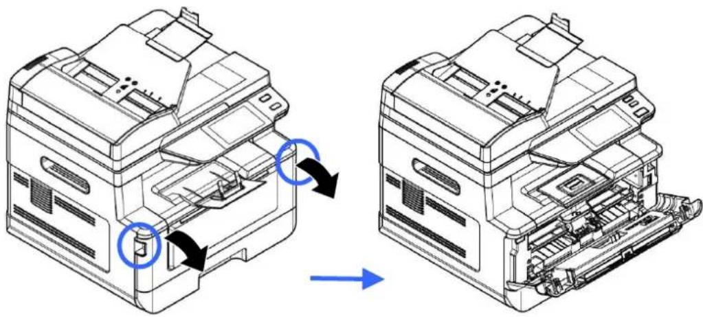 AVISION AM40A - Retrait de l'ensemble tambour et cartouche de toner - 1