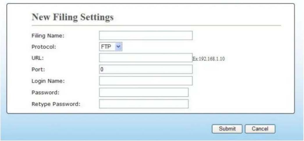 AVISION AM40A - Pour configurer FTP ou SMB comme destination d'archivage, - 2