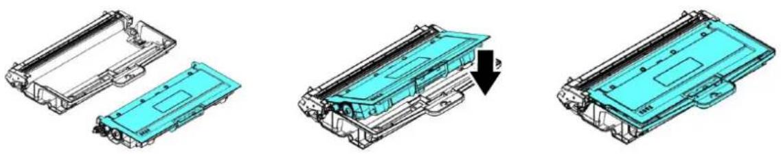 AVISION AM40A - Installation de la cartouche de toner - 4