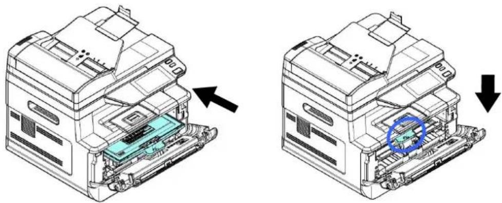 AVISION AM40A - Installation de la cartouche de toner - 6
