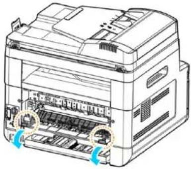 AVISION AM40Q - Locations of the Jammed Paper (Endroits susceptibles de bourrage de papier) - 6
