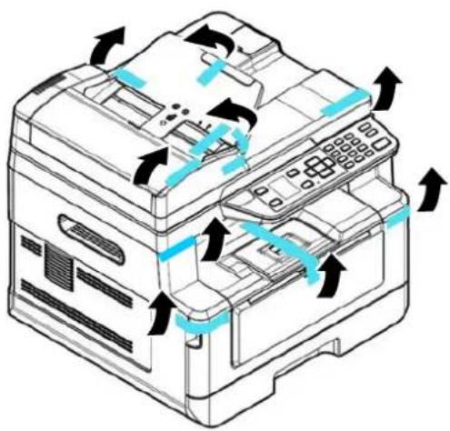 AVISION AM40Q - Retrait des bandes - 1