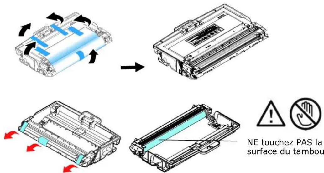 AVISION AM40Q - Installation de la cartouche de toner - 3