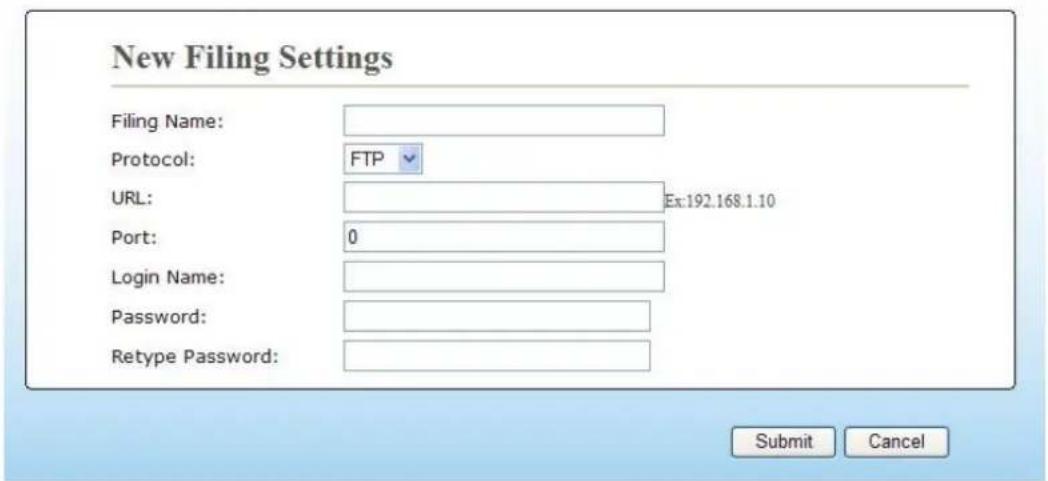 AVISION AM40Q - Pour configurer FTP ou SMB comme destination d'archivage, - 2