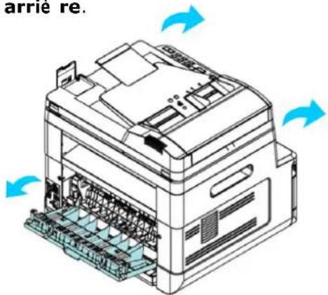 AVISION AM40Q - Locations of the Jammed Paper (Endroits susceptibles de bourrage de papier) - 5