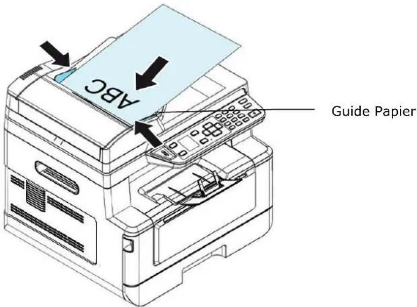 AVISION AM40Q - Placement des documents dans le CAD - 2