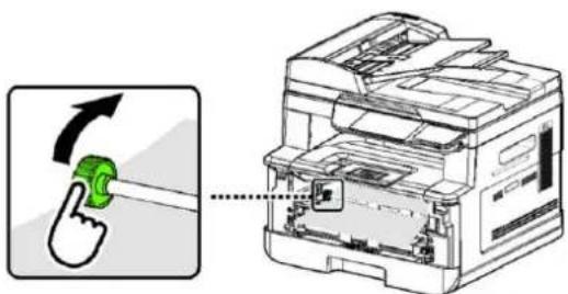 AVISION AM40Q - Locations of the Jammed Paper (Endroits susceptibles de bourrage de papier) - 10