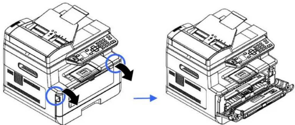 AVISION AM40Q - Installation de la cartouche de toner - 1