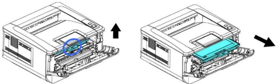 AVISION AP33 - Retrait de l'ensemble tambour et cartouche de toner - 2