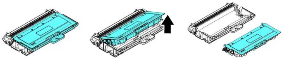 AVISION AP33 - Retrait de l'ensemble tambour et cartouche de toner - 3