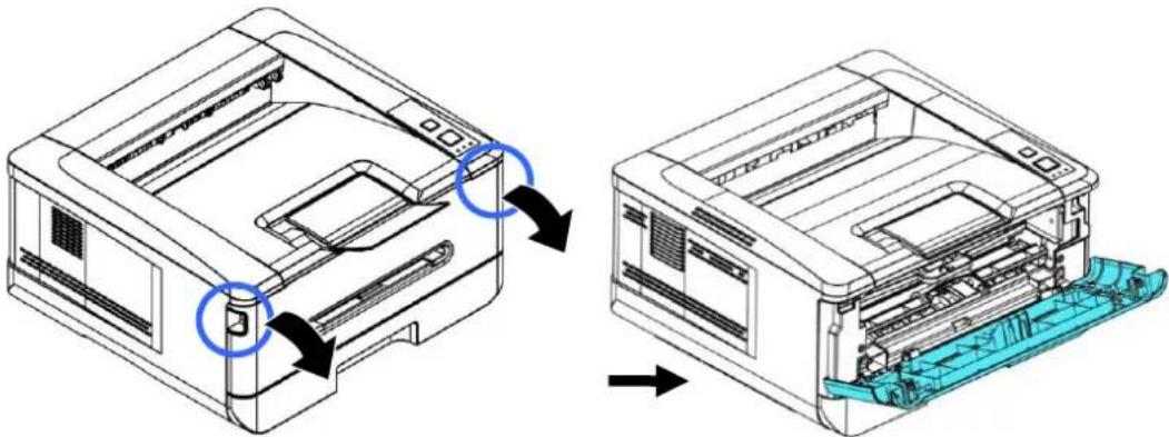 AVISION AP33 - Retrait de l'ensemble tambour et cartouche de toner - 1