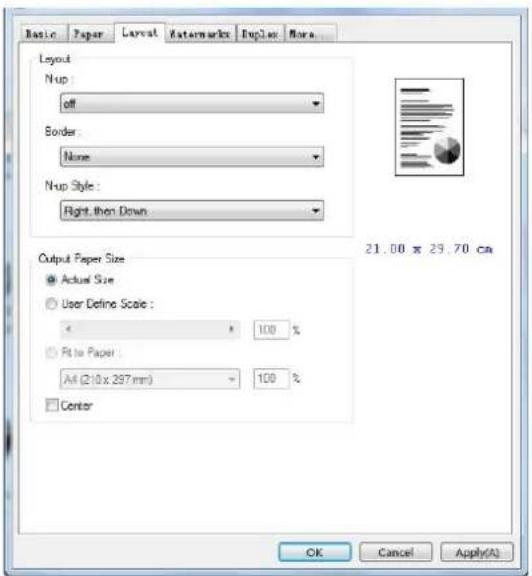 AVISION AP33 - L'onglet Mise en page - 1