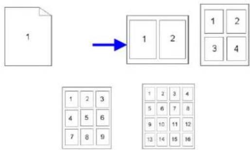 AVISION AP33 - → Imprimez plusieurs pages sur une seule feuille : - 1
