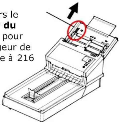 AVISION AD360GF - Si la largeur de votre document est supérieure à 216 mm (8.5 in.) : - 2