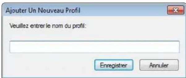 AVISION AD360GWN - Pour ajouter un nouveau profil, - 2