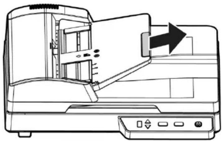 AVISION AD120S - Déployez l'extension. - 1