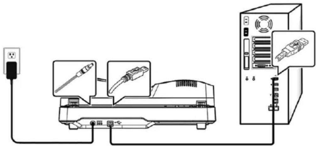 AVISION AD120S - Connecter à l'ordinateur - 1