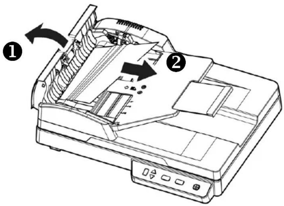 AVISION AD120S - Bourrage papier dans l'ADF - 1