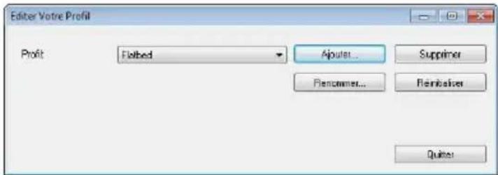 AVISION AD380FWN - Pour effacer un profil, - 1