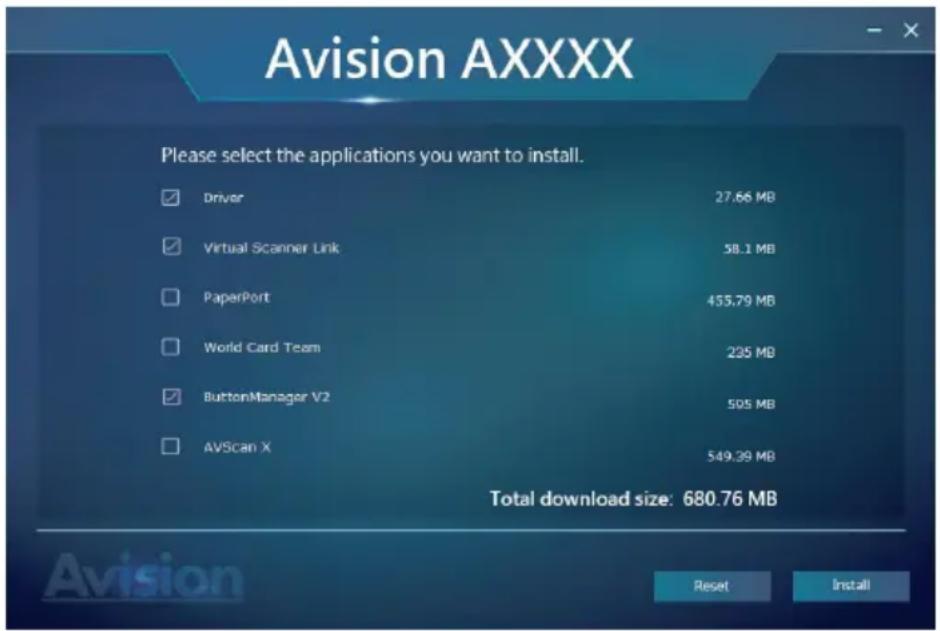 AVISION AD380FWN - NOTE: - 3