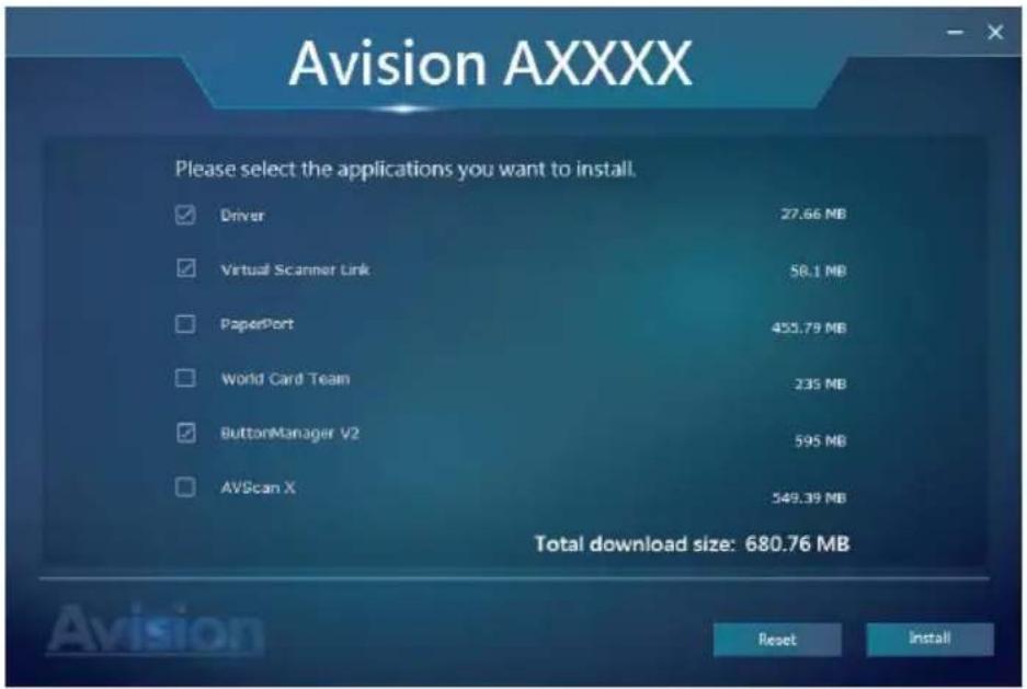 AVISION AD380FN - NOTE: - 3
