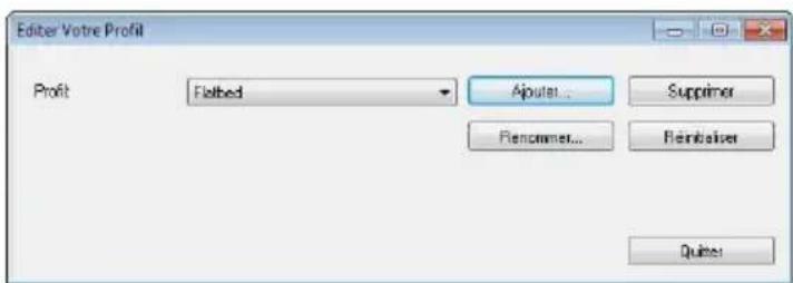AVISION AD380FN - Pour effacer un profil, - 1