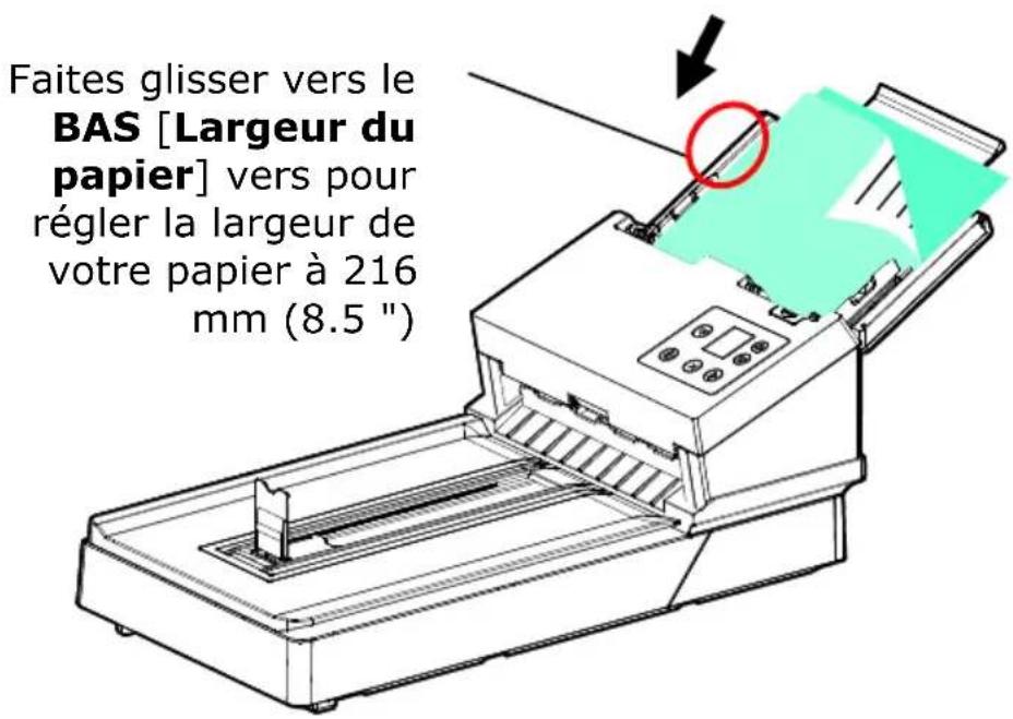 AVISION AD370FWN - Si la largeur de votre document est supérieure à 216 mm (8.5 in.) : - 1