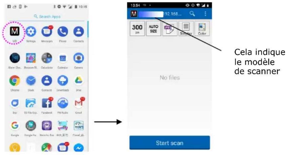 AVISION AD370FWN - Numérisation d'un document à partir d'un appareil mobile - 2