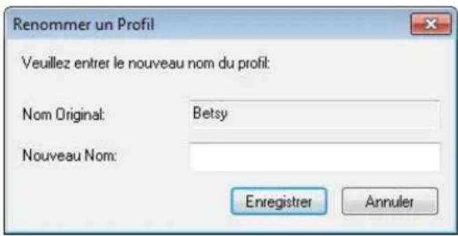 AVISION AD370FWN - Pour renommer un profil, - 1