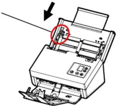 AVISION AD370i - Si la largeur de votre document est supérieure à 216 mm (8.5 in.) : - 1