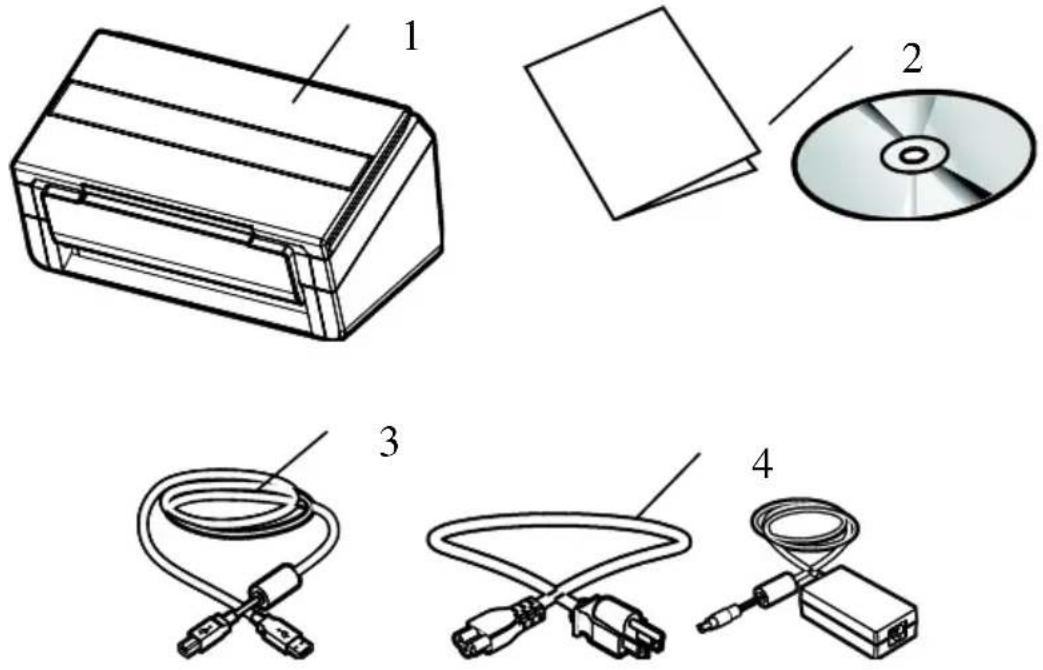 AVISION AD370i - Éléments de l'emballage - 1